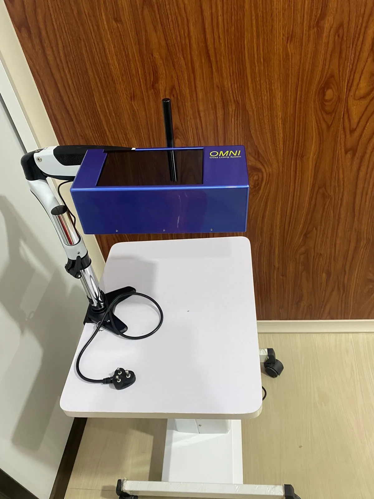 The OMNI Cross Linking System installed at Ibotombi Eye Care