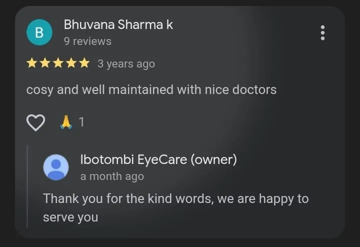 Patient review screenshot 2
